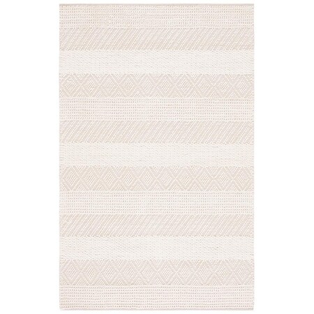 Safavieh 5 x 8 ft. Natura Hand Woven Rectangle Area Rug, Ivory NAT212A-5